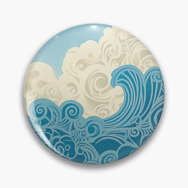 Item preview, Polynesian Tribal Beach Waves - Ocean Vibes Art designed and sold by AngelottiCR.