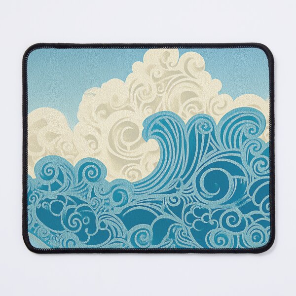 Item preview, Polynesian Tribal Beach Waves - Ocean Vibes Art designed and sold by AngelottiCR.