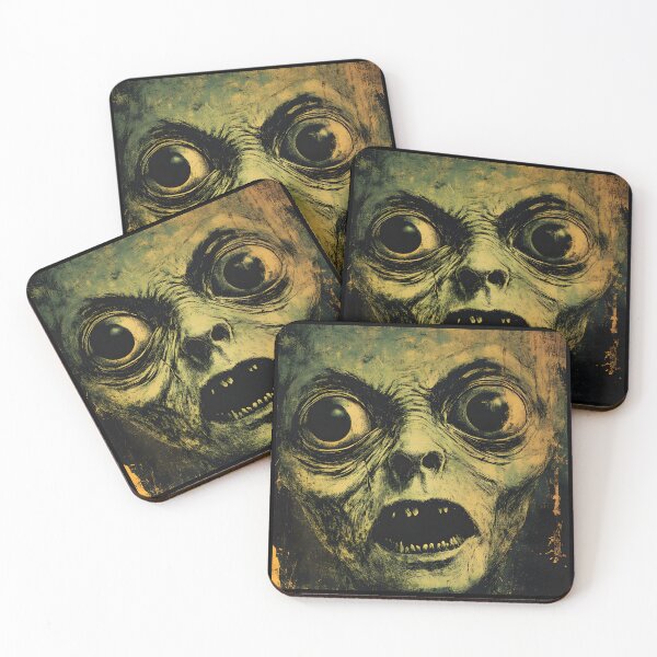 Item preview, Print0020 - DROP-FACE SLAPS - Tag it Your Way - Graffiti Tagger Blank - freaked-out mug shocks, high-impact templates for Street Artists, Taggers, Bomberz • GRAFFITI BLANKS • Tag-Ready | Art-Ready designed and sold by NoveltyVariety.