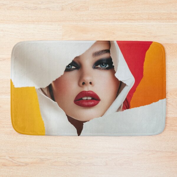 Item preview, Vibrant bold makeup portrait designed and sold by anytka.