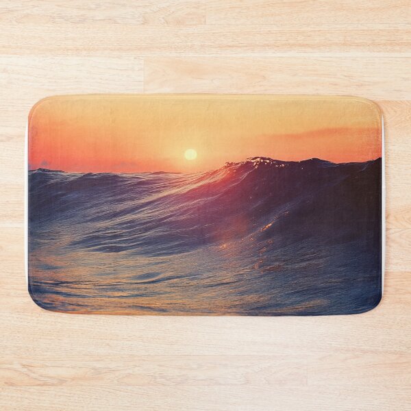 Item preview, Wave in rough ocean at sunrise - Landscape photography designed and sold by TheArtistOf2022.