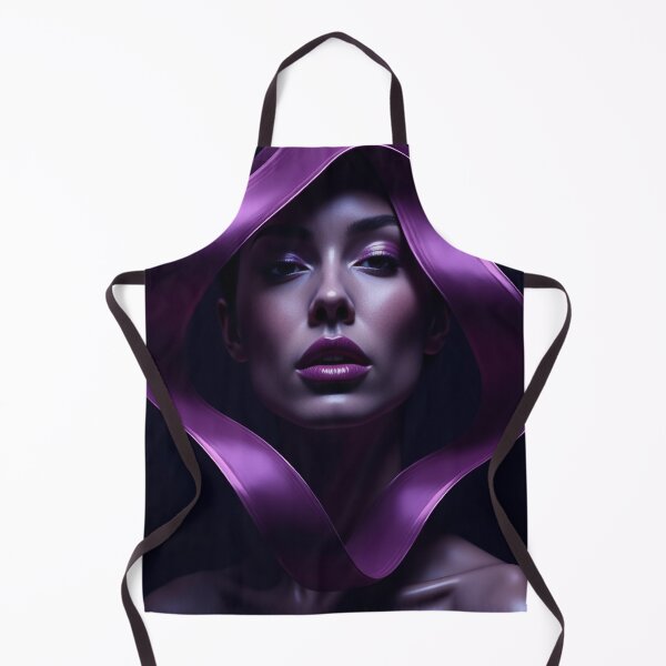 Aperçu de l'œuvre Aura violette mystique : portrait surréaliste de femmes créée et vendue par VA Design.