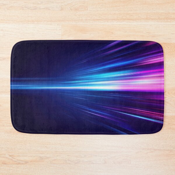 Item preview, Vibrant light trails in a dark space designed and sold by anytka.