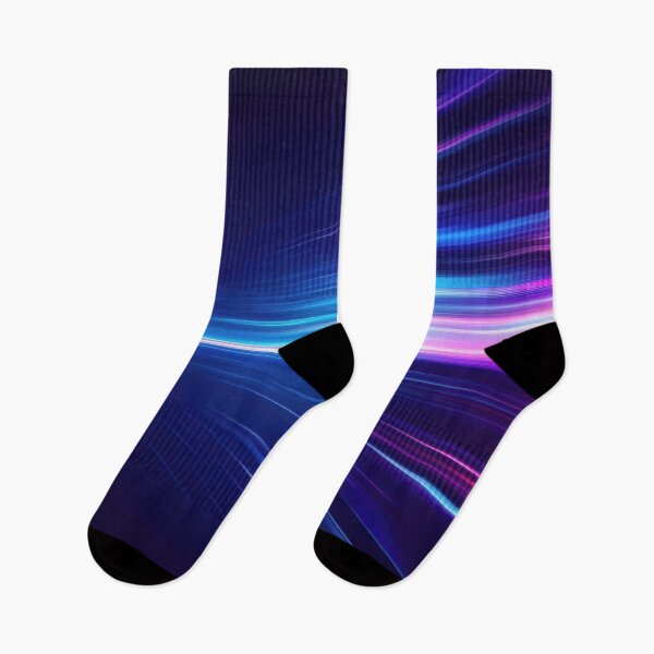Item preview, Vibrant light trails in a dark space designed and sold by anytka.