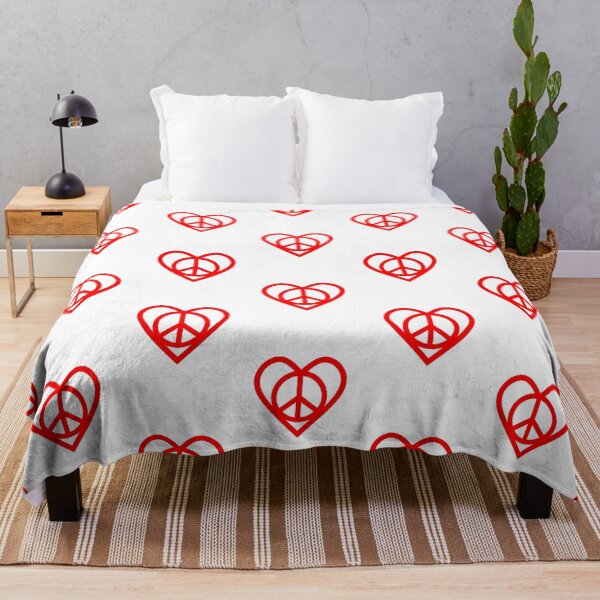 Item preview, Peace Symbol Red designed and sold by Sartoris Art.