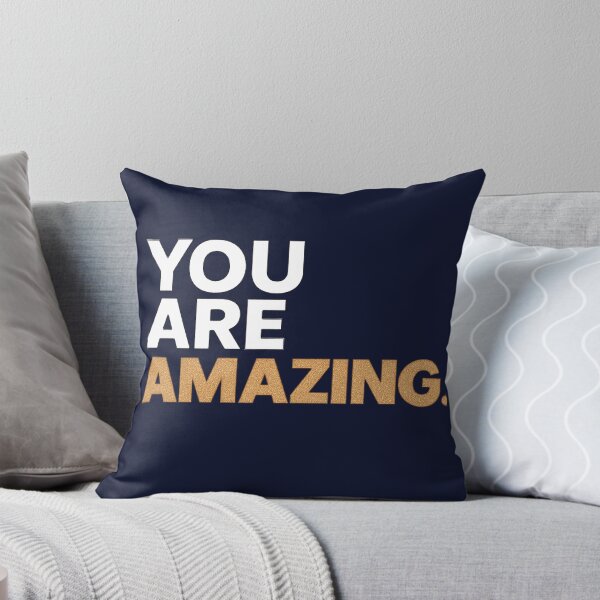 Item preview, Motivational Quote "You Are Amazing" with Bold Glitter Typography designed and sold by Inspired by CarMa.