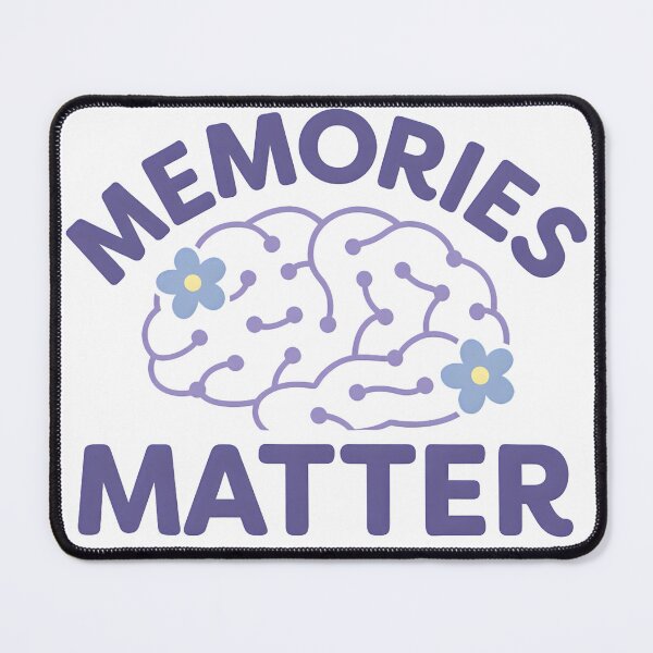 Item preview, Memories Matter | Brain Awareness Floral Digital Art 2025 designed and sold by AnnDesignStudio.