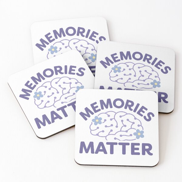 Item preview, Memories Matter | Brain Awareness Floral Digital Art 2025 designed and sold by AnnDesignStudio.