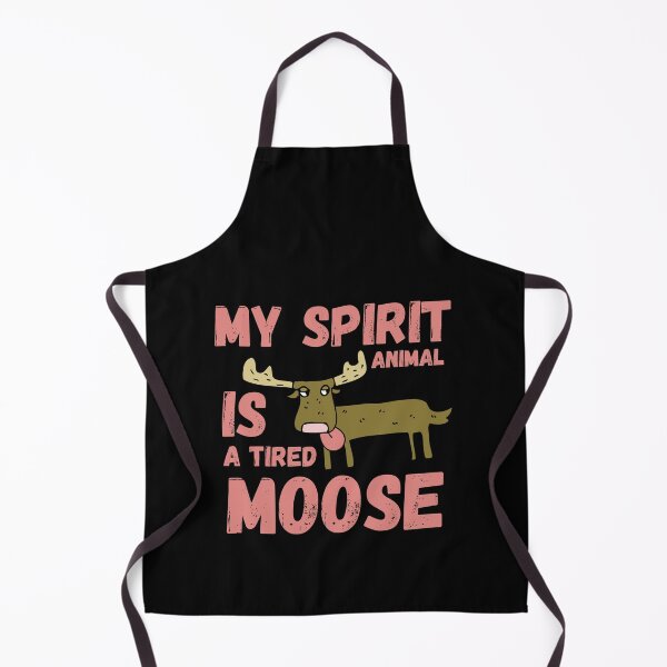 Item preview, Tired moose – relatable exhaustion design designed and sold by CleanDecor.