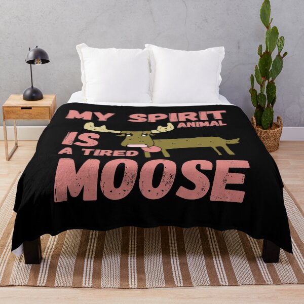 Item preview, Tired moose – relatable exhaustion design designed and sold by CleanDecor.