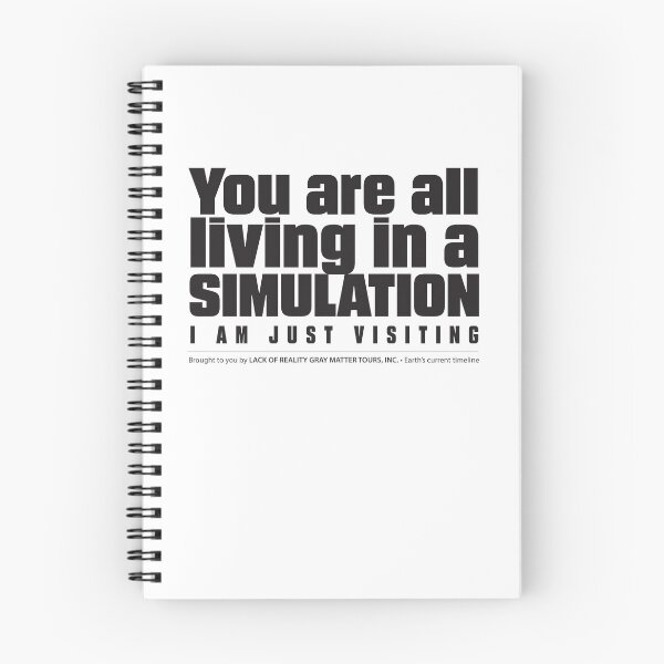 Item preview, You Are All Living in a Simulation – Glitch in Reality Statement Design - Black designed and sold by Spaabus.