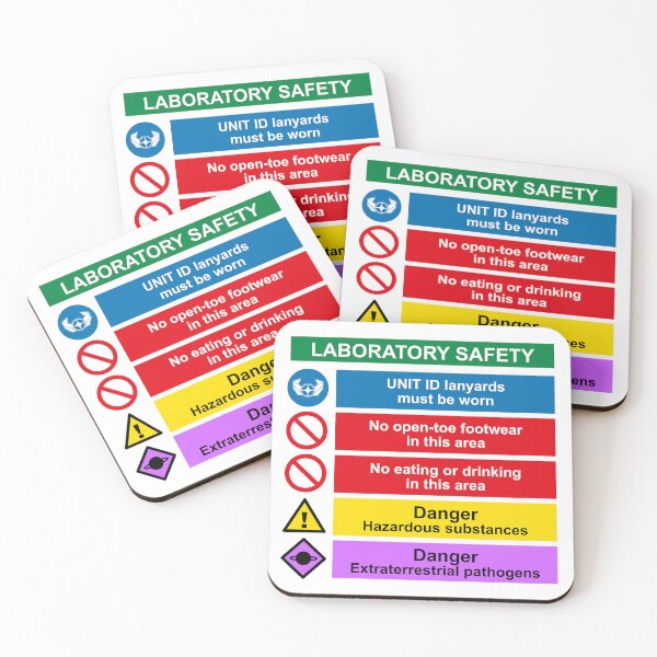 Item preview, UNIT East Anglia Laboratory Safety Notice designed and sold by UEAGeekSoc.