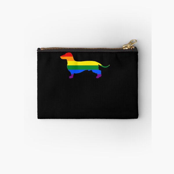 Item preview, Gay Pride Dog Dachshund Rainbow Flag designed and sold by KentuckyGirlTee.