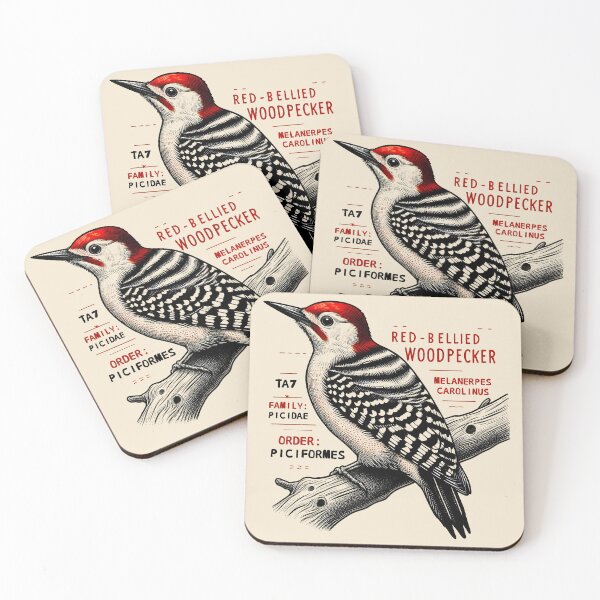 Item preview, Red-bellied Woodpecker 5 designed and sold by theAVIARY7.