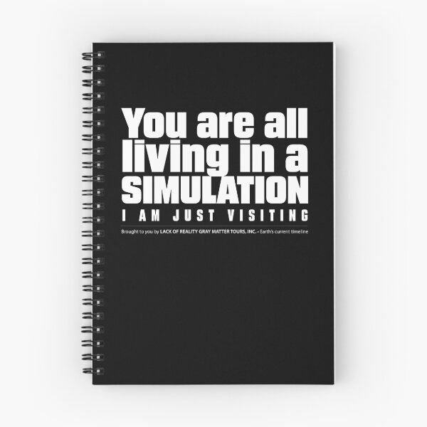 Item preview, You Are All Living in a Simulation – Glitch in Reality Statement Design - White designed and sold by Spaabus.