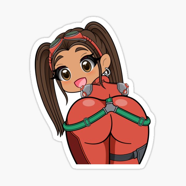 Item preview, Loba Cherry Bomb Twerk Chibi – Booty Dance Gamer Art designed and sold by Stitches Designs.