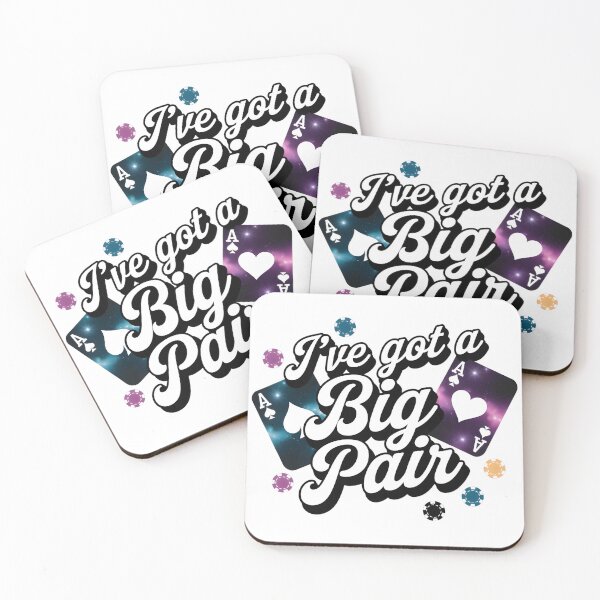 Item preview, I've Got A Big Pair Poker Cards Funny Casino Gambling Gift T-Shirt designed and sold by AnnDesignStudio.