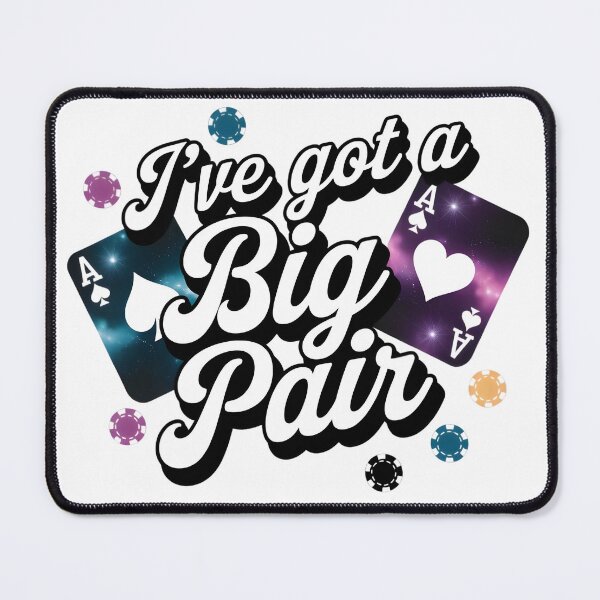 Item preview, I've Got A Big Pair Poker Cards Funny Casino Gambling Gift T-Shirt designed and sold by AnnDesignStudio.