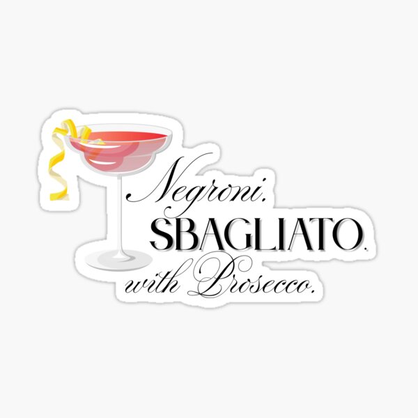 Item preview, Negroni. Sbagliato. designed and sold by MillenialThoughts.