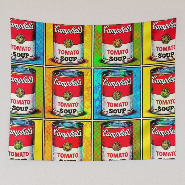 Item preview, Campbell's Tomato Soup Pop Art designed and sold by ArtFactoryAI.