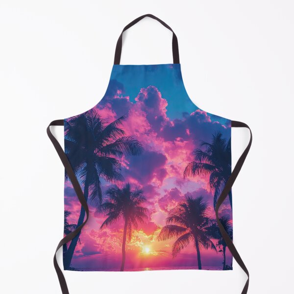 Item preview, Palm trees beach scene at sunset photo - Landscape photography designed and sold by TheArtistOf2022.