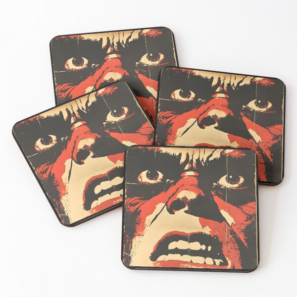 Item preview, Print0025 - DROP-FACE SLAPS - Tag it Your Way - Graffiti Tagger Blank - freaked-out mug shocks, high-impact templates for Street Artists, Taggers, Bomberz • GRAFFITI BLANKS • Tag-Ready | Art-Ready designed and sold by NoveltyVariety.