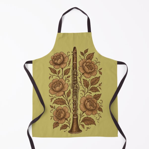 Item preview, Clarinet among rustic flowers designed and sold by Meandmyshop.