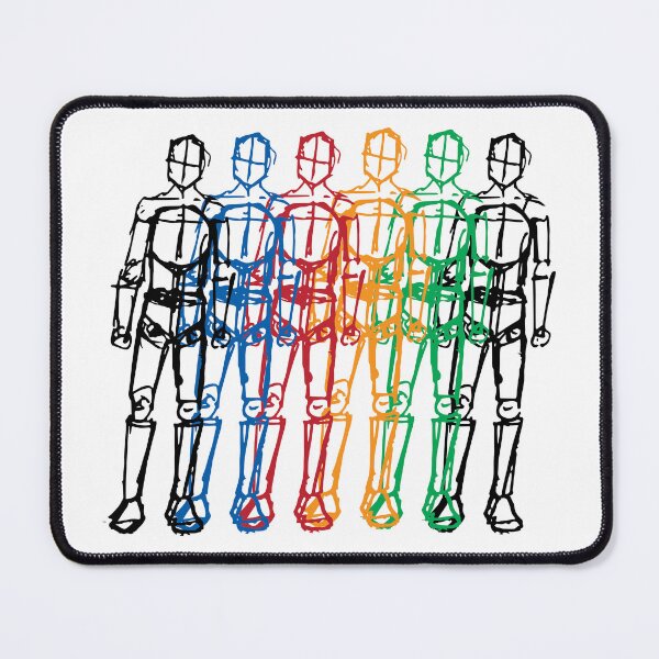 Item preview, Multi-color sketch designed and sold by FleebMerch.