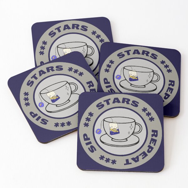 Item preview, Sip, Stars, Repeat. Cosmic tea (grey) designed and sold by MySciPic.