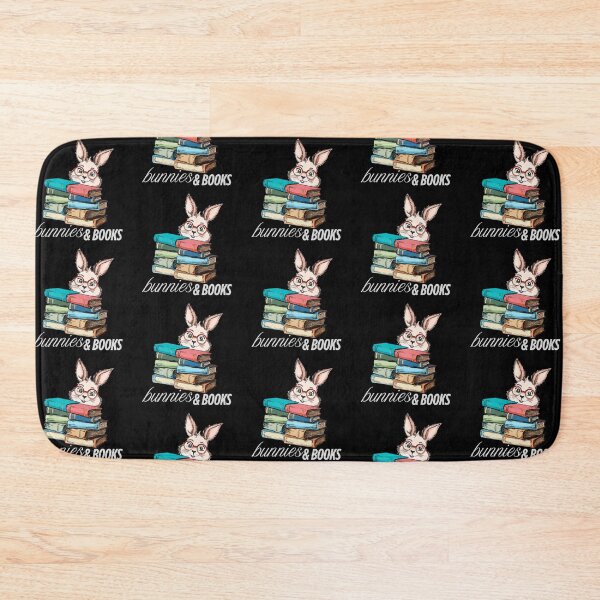 Item preview, Bunnies and books. Drawn smart rabbit (bright font) designed and sold by MySciPic.
