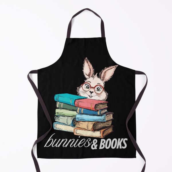 Item preview, Bunnies and books. Drawn smart rabbit (bright font) designed and sold by MySciPic.