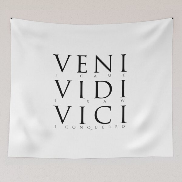 Item preview, Veni Vidi Vici (I Came I Saw I Conquered) designed and sold by Elvin Dantes.