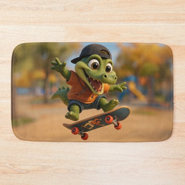 Item preview, Skater Crocodile designed and sold by Sillytoe.