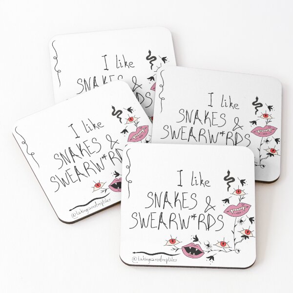 Item preview, I Like Snakes & Swearwords designed and sold by @takingcareofreptiles.