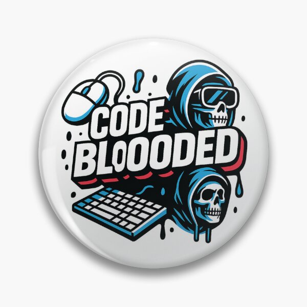 Artikelvorschau, Code Blooded | Hacker Skull Programmierer Hoodie Art entworfen und verkauft von KateVil.