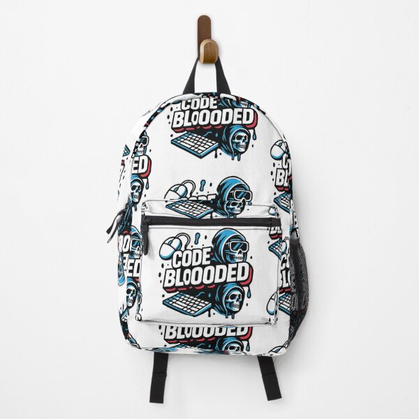 Item preview, Code Blooded | Hacker Skull Programmer Hoodie Art designed and sold by KateVil.