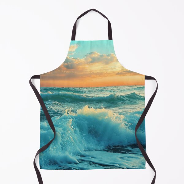 Item preview, Wave in rough ocean at sunrise - Landscape photography designed and sold by TheArtistOf2022.