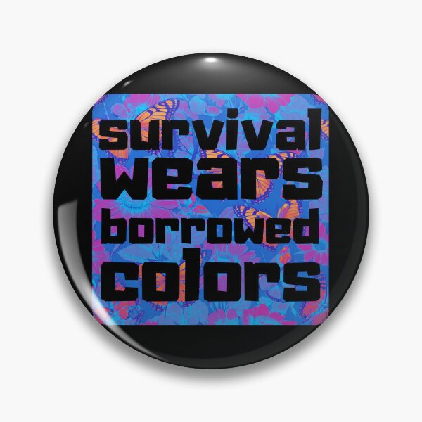 Item preview, Survival wears borrowed colors. Mimicry in Butterflies (blue) designed and sold by MySciPic.