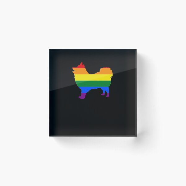 Item preview, Gay Dad Gay Mom German Spitz Rainbow Flag designed and sold by KentuckyGirlTee.