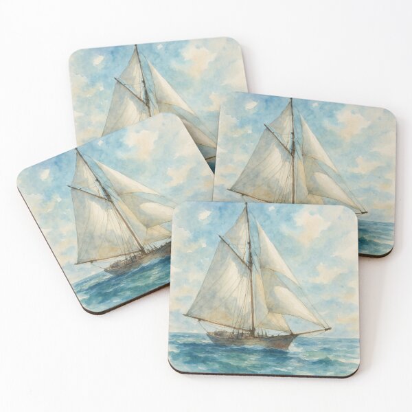 Item preview, Boat in the see designed and sold by TodoNatural.