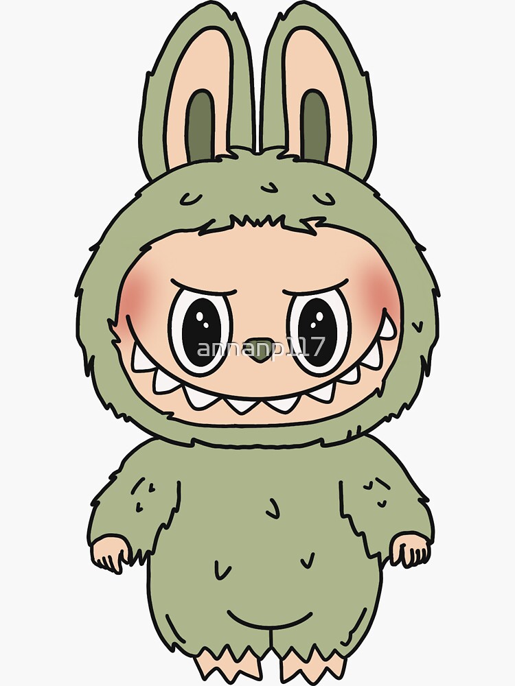 Exciting Macaron Labubu Green Grape