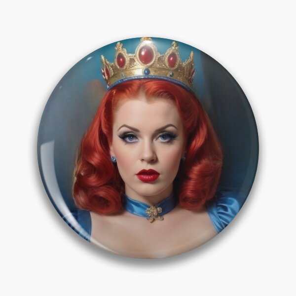Item preview, Medieval Queen Red Head Pin Up designed and sold by MissSaylor.