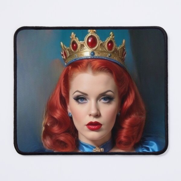 Item preview, Medieval Queen Red Head Pin Up designed and sold by MissSaylor.