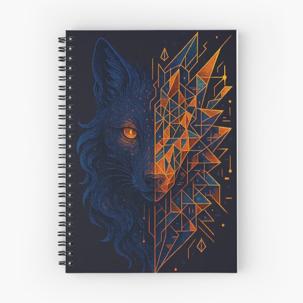 Item preview, Cyber Spirit Fox – Surreal Geometric Animal Art | Glitch Neon Cosmic Design designed and sold by TrendznHitz.