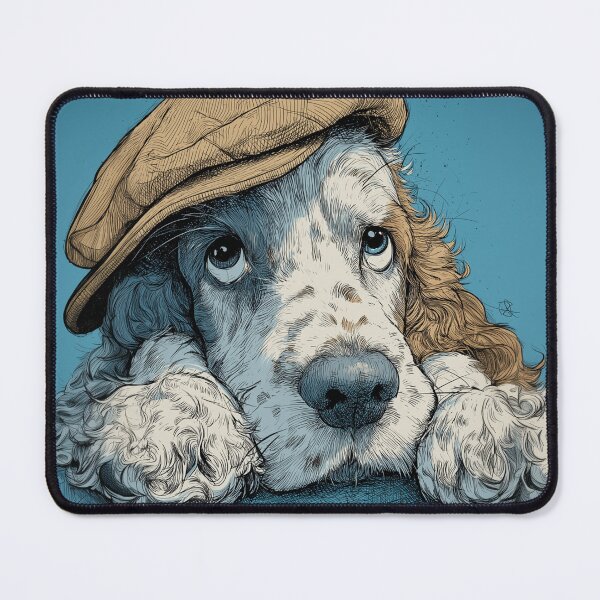 Item preview, A cute cocker spaniel with a hat designed and sold by zubthedub.