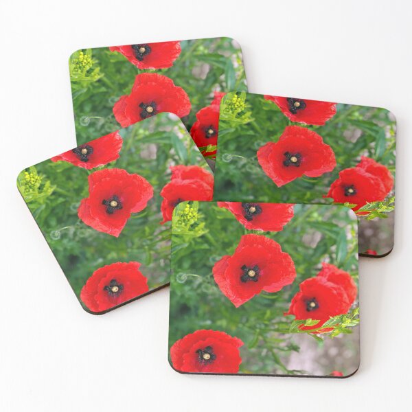 Item preview, Poppies at the edge of the field #1 designed and sold by boulderdasher.