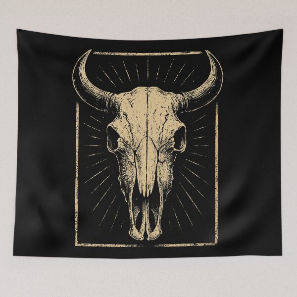 Item preview, Steer Skull Art designed and sold by FarieArt.
