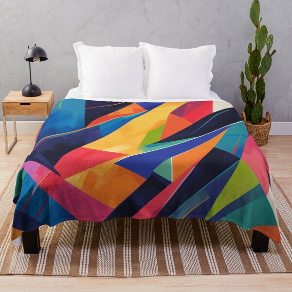 Item preview, Abstract Geometric Rainbow Pattern designed and sold by AlinaSCorner.