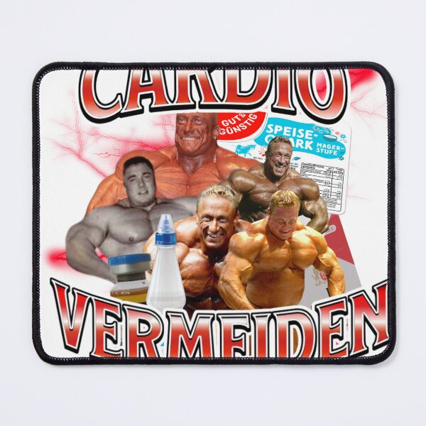 Item preview, Cardio Avoid Gym Meme Shirt Bodybuilding designed and sold by Fiebertraum Fashion.