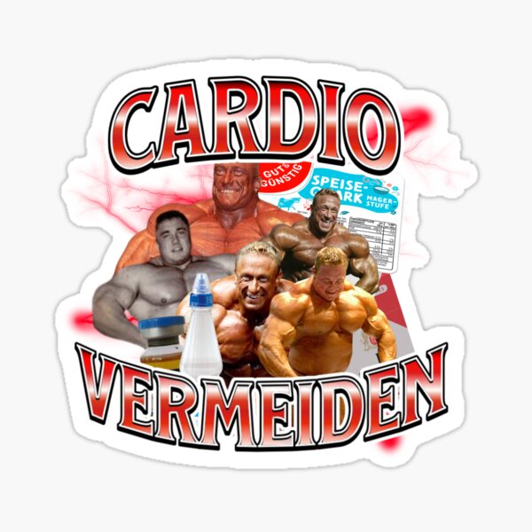 Artikel-Vorschau von  Cardio Vermeiden Gym Meme Shirt Bodybuilding, designt und verkauft von DoraplanPublishing.